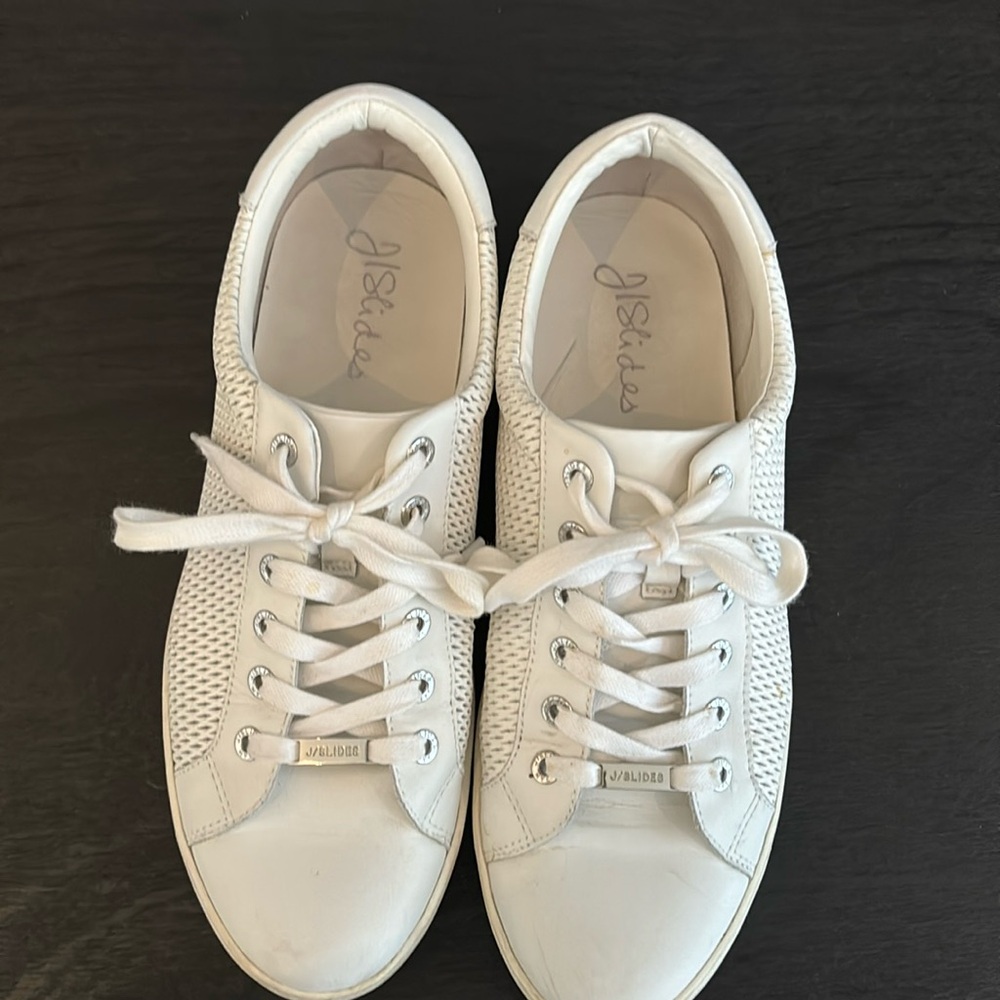 JSlides Platform Sneakers White size 10 in absolute great condition